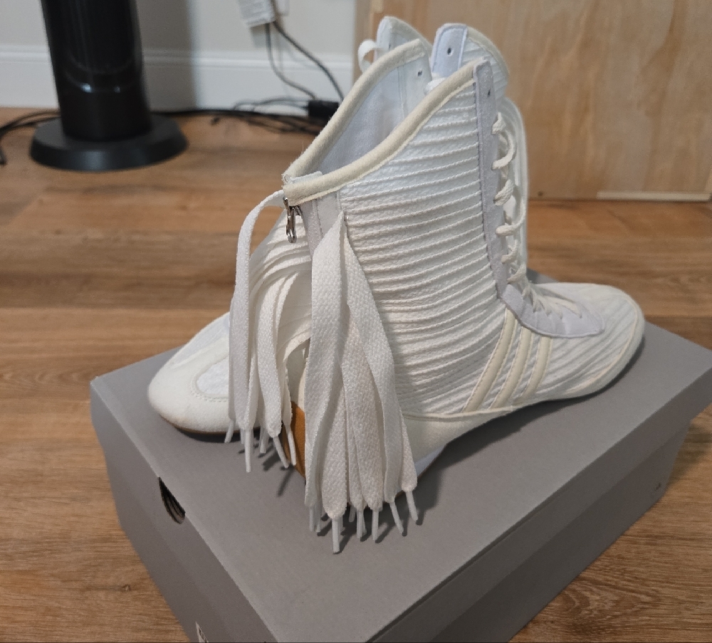 adidas Stella Mccartney Rasant V3 High Top Mens White Sneakers Casual Shoes